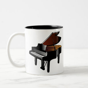 Piano Tweekleurige Koffiemok