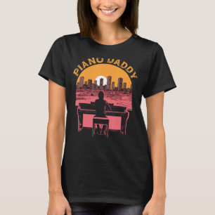 Piano Vader Piano Man Pianist Toetsenbordmuzikant T-shirt