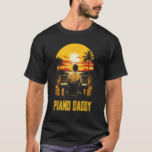 Piano Vader Piano Man Pianist Toetsenbordmuzikant T-shirt