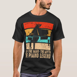 Piano Vader Piano Man Pianist Toetsenbordmuzikant T-shirt