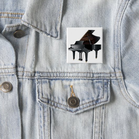 piano vierkante button 5,1 cm (In situ)
