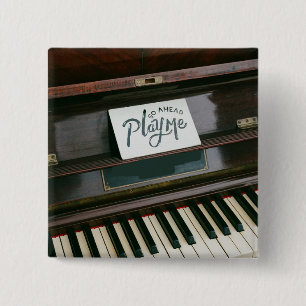  piano vierkante button 5,1 cm