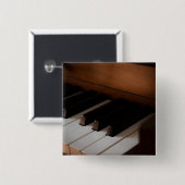 piano vierkante button 5,1 cm (Voorkant /achterkant)