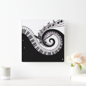 Piano Vierkante Klok (Huis)