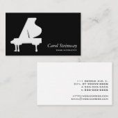 Piano Visitekaartje (Voorkant / Achterkant)
