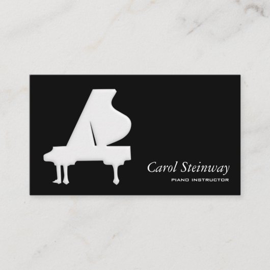 Piano Visitekaartje (Voorkant)