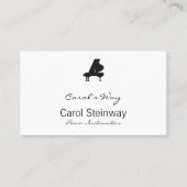 Piano Visitekaartje (Voorkant)