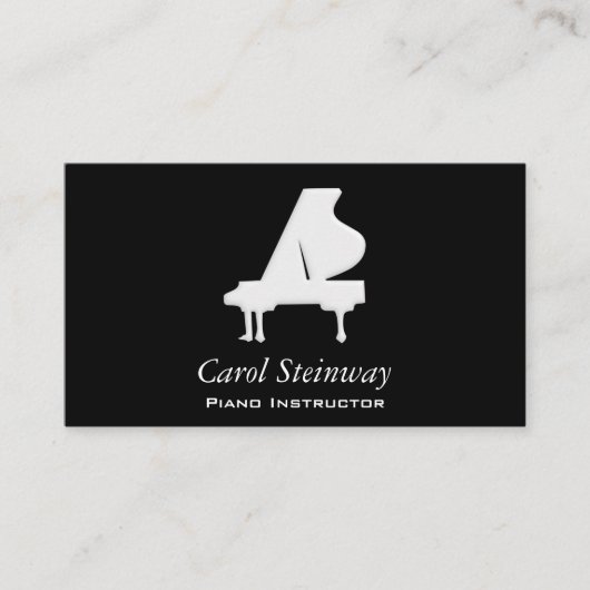 Piano Visitekaartje (Voorkant)