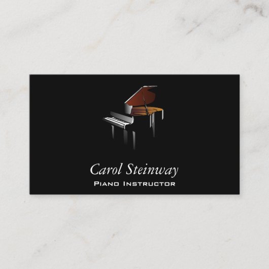 Piano Visitekaartje (Voorkant)