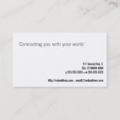 Piano Visitekaartje (Achterkant)