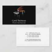 Piano Visitekaartje (Voorkant / Achterkant)