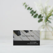 Piano/ Visitekaartje (Staand voorkant)