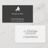 Piano Visitekaartje (Voorkant / Achterkant)