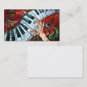 Piano-visitekaartje 1 visitekaartje (Voorkant / Achterkant)