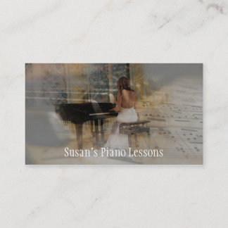 Piano-Visitekaartje Visitekaartje
