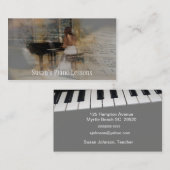 Piano-Visitekaartje Visitekaartje (Voorkant / Achterkant)