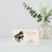 Piano-Visitekaartje Visitekaartje (Staand voorkant)