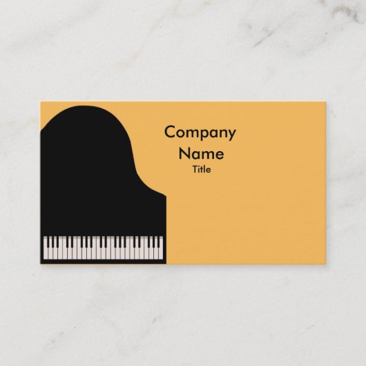 Piano-Visitekaartje Visitekaartje (Voorkant)