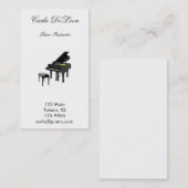 Piano-Visitekaartje Visitekaartje (Voorkant / Achterkant)
