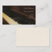 Piano-Visitekaartje Visitekaartje (Voorkant / Achterkant)