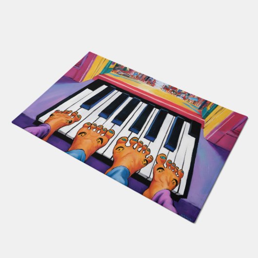 Piano Voeten Deurmat (Schuin)