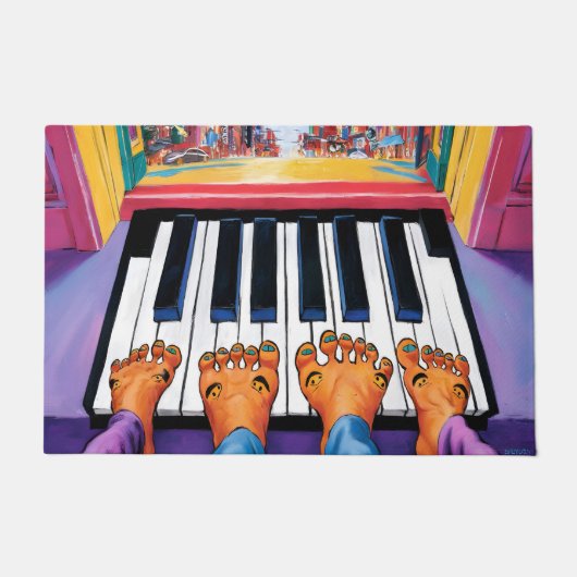 Piano Voeten Deurmat (Voorkant)