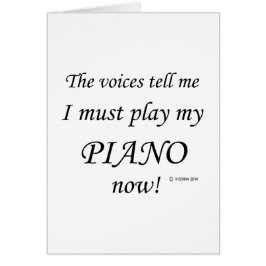 Piano Voices zegt dat je moet spelen