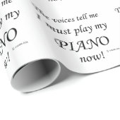 Piano Voices zegt dat je moet spelen Cadeaupapier (Rol Hoek)