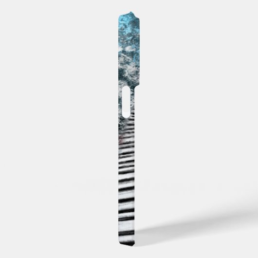 Piano Vrouw iPhone Case (Achterkant / Rechts)