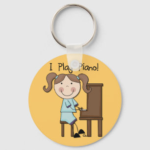 Piano - Vrouw Tshirts en cadeaus Sleutelhanger