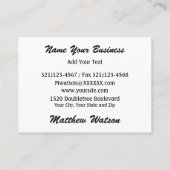 Piano W/O Skyline - SRF Visitekaartje (Achterkant)