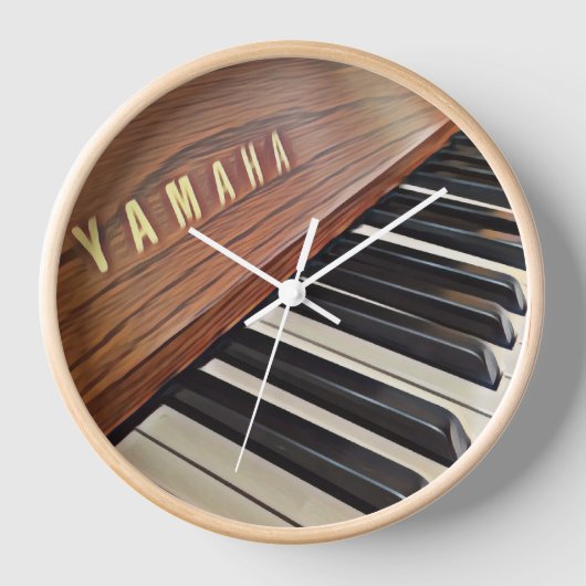 Piano Wall klok (Voorkant)