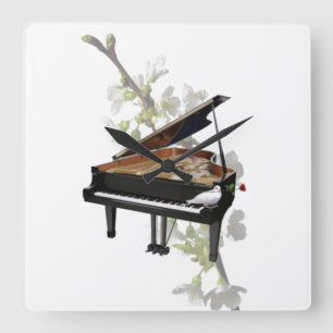 Piano Wandklok