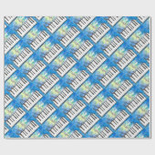 Piano-Waterverf Cadeaupapier (Vlak)