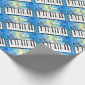 Piano-Waterverf Cadeaupapier (Hoek)