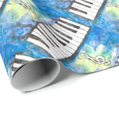 Piano-Waterverf Cadeaupapier (Rol Hoek)