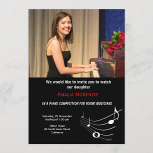 Piano-wedstrijd Kaart