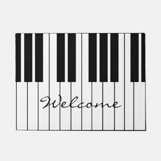 PIANO WELCOME 18 x 24-inch deurmat (Voorkant)