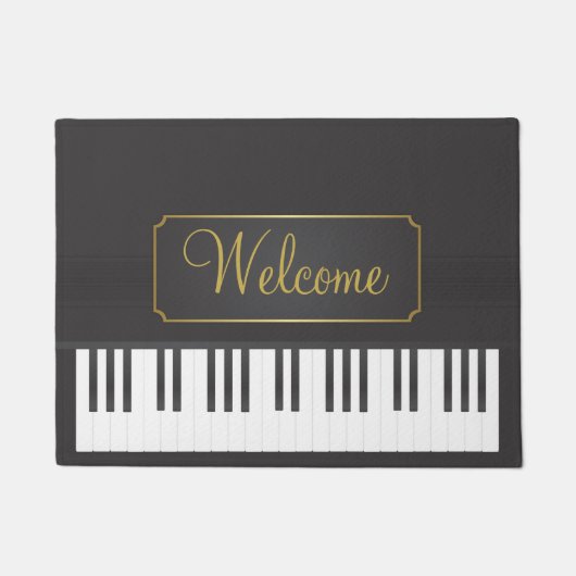 Piano Welkom Deurmat (Voorkant)