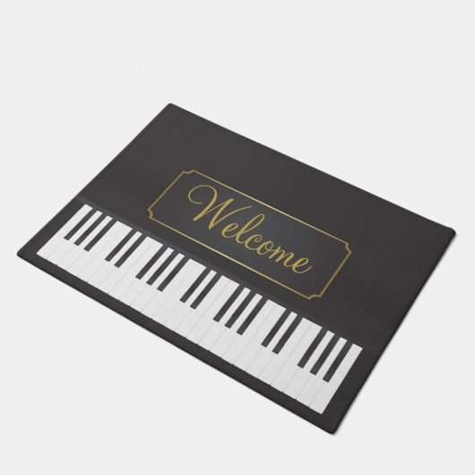 Piano Welkom Deurmat (Schuin)