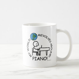 Piano - Wereld rond Koffiemok