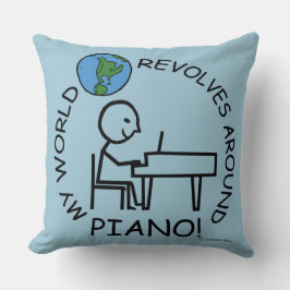 Piano - Wereld rond Kussen