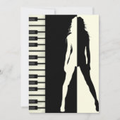 Piano Woman Kaart (Voorkant)