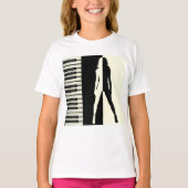 Piano Woman T-shirt (Voorkant)