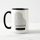 Piano Word Cloud Gift voor Piano Teacher Mok (Links)