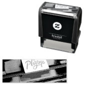  piano zelfinktende stempel (In situ)