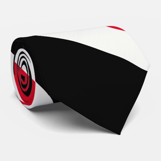 Piano Zipper Stropdas (Opgerold)