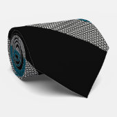 Piano Zipper Stropdas (Opgerold)