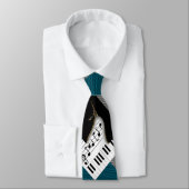 Piano Zipper Stropdas (Gebonden)