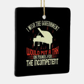 Pianobelasting op piano voor onbekwame keramisch ornament (Rechts)